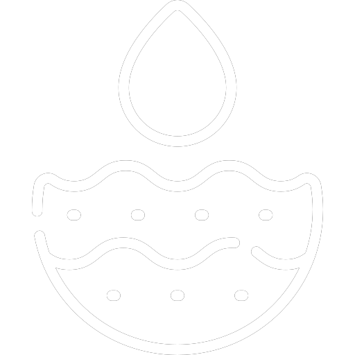 Outline of a cat face mask on a white background