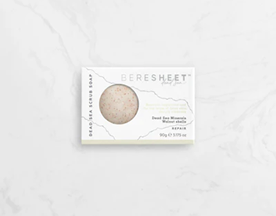 Cerhesive sheet packaging on a white background